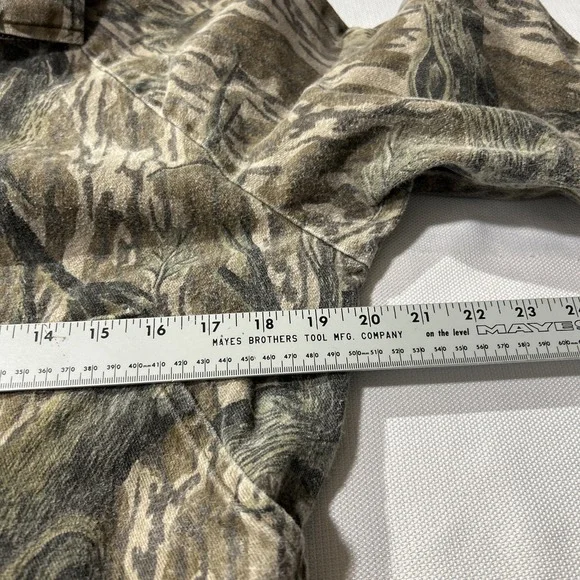 Vintage Mossy Oak Treestand Pocket Jacket Camo Small USA Made Waistband Rare**